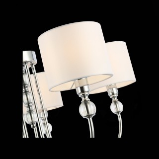 SLE111103-05 Светильник подвесной Хром/Белый E14 5*40W LINNA-foto6