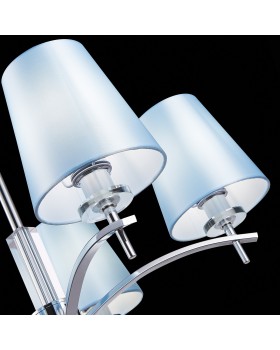 SLE105613-05 Люстра подвесная Хром/Светло-голубой E14 5*40W PERAMONE-foto6