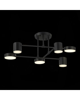 SLE201042-06 Люстра потолочная Черный/Черный LED 6*7W 4000K NOBEL-foto13