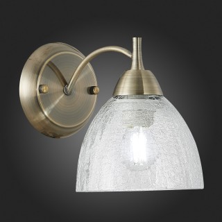 SLE104401-01 Светильник настенный Бронза/Прозрачный E27 1*60W NUELE-foto5