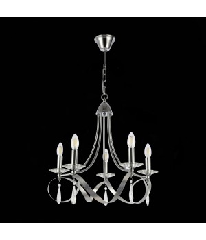 SLE120203-05 Светильник подвесной Хром E14 5*40W FILATTA-foto5