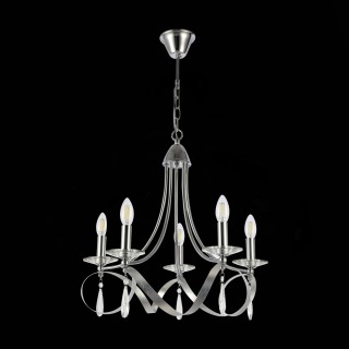 SLE120203-05 Светильник подвесной Хром E14 5*40W FILATTA-foto5