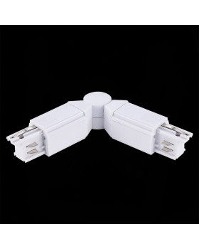 ST030.509.18 Поворотный угол для трехфазного шинопровода ST-Luce Белый Трехфазная трековая система-foto2