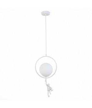 SLE115113-01 Светильник подвесной Белый/Белый E27 1*60W TENATO-foto2