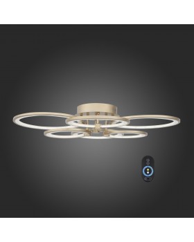 SL867.202.06 Люстра потолочная ST-Luce Золотистый/Белый LED 1*85W 3000K-6000K TWIDDLE DIMMER-foto7