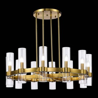 SL1237.303.12 Люстра подвесная ST-Luce Латунь/Прозрачный E14 12*15W Isla-foto4