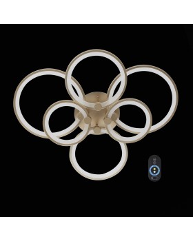 SL867.202.06 Люстра потолочная ST-Luce Золотистый/Белый LED 1*85W 3000K-6000K TWIDDLE DIMMER-foto10