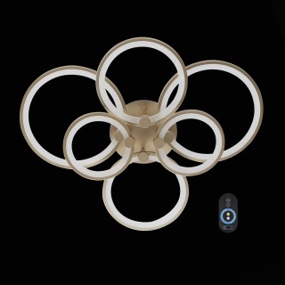 SL867.202.06 Люстра потолочная ST-Luce Золотистый/Белый LED 1*85W 3000K-6000K TWIDDLE DIMMER-foto10