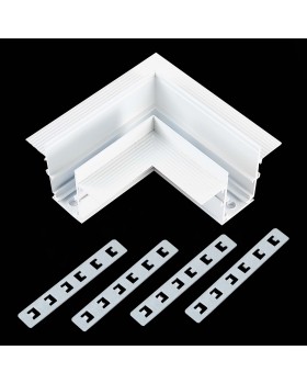 ST007.529.12 Угол-соединитель для встраиваемого магнитного шинопровода под ГКЛ 12мм ST-Luce Белый SKYLINE 48-foto2