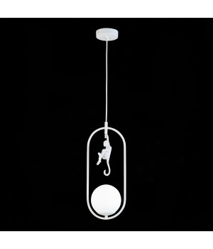 SLE115123-01 Светильник подвесной Белый/Белый E27 1*60W TENATO-foto4
