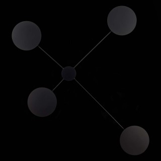 SL6006.401.04 Светильник настенно-потолочный ST-Luce Черный/Черный LED 4*5W 3000K Tondo-foto4