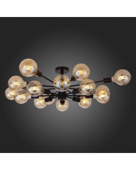 SL419.402.16 Люстра потолочная Черный E27 16*60W ANO-foto9