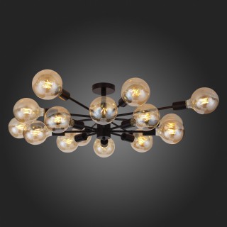 SL419.402.16 Люстра потолочная Черный E27 16*60W ANO-foto9