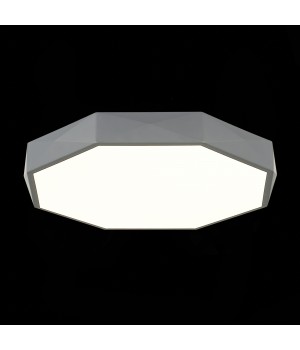 SLE200872-01 Светильник потолочный Серый/Белый LED 1*45W 3000K/4000K/6000K RONDO-foto9