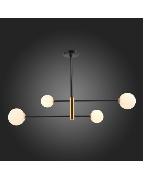 SLE220103-04 Светильник подвесной Черный, Бронза/Белый G9 4*5W ARCOLA-foto7