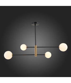 SLE220103-04 Светильник подвесной Черный, Бронза/Белый G9 4*5W ARCOLA-foto7