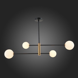 SLE220103-04 Светильник подвесной Черный, Бронза/Белый G9 4*5W ARCOLA-foto7