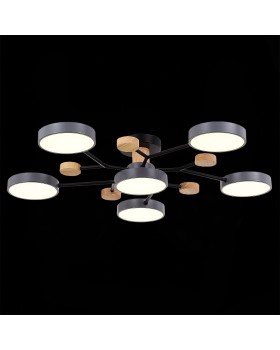 SLE6006-702-06 Светильник потолочный Серый/Серый LED 6*12W 3000K/4500K/6000K FAEMA-foto6