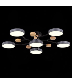 SLE6006-702-06 Светильник потолочный Серый/Серый LED 6*12W 3000K/4500K/6000K FAEMA-foto6