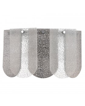 SLE1125-101-02 Светильник настенный Хром/Прозрачно-Дымчатый E14 2*40W ERZO-foto2