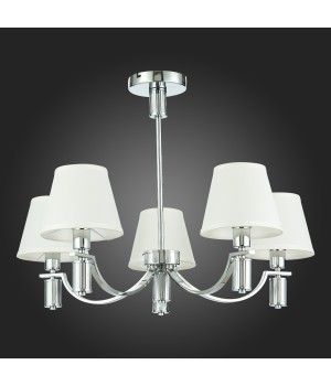 SLE111303-05 Люстра подвесная Хром/Белый E14 5*40W MONZA-foto8