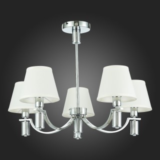 SLE111303-05 Люстра подвесная Хром/Белый E14 5*40W MONZA-foto8
