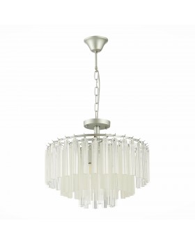 SLE260113-05 Люстра подвесная Серебро/Прозрачный E14 5*40W REGGIO-foto2