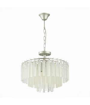 SLE260113-05 Люстра подвесная Серебро/Прозрачный E14 5*40W REGGIO-foto2