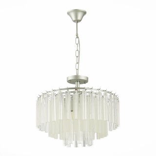 SLE260113-05 Люстра подвесная Серебро/Прозрачный E14 5*40W REGGIO-foto2