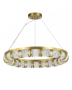 SL6011.303.01 Светильник подвесной ST-Luce Латунь/Прозрачный LED 1*50W ESME-foto2