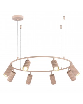 SL1213.603.08 Светильник подвесной ST-Luce Розовый/Розовый GU10 8*5W 4000K KENDO-foto4