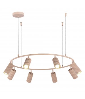 SL1213.603.08 Светильник подвесной ST-Luce Розовый/Розовый GU10 8*5W 4000K KENDO-foto4