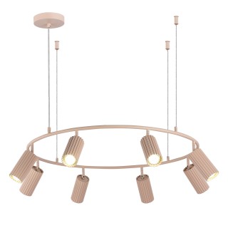 SL1213.603.08 Светильник подвесной ST-Luce Розовый/Розовый GU10 8*5W 4000K KENDO-foto4