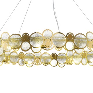 SL6133.303.16 Светильник подвесной ST-Luce Латунь/Прозрачный G9 16*5W 4000K SWATCH-foto3