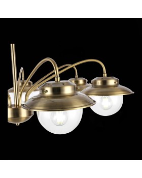 SLE110102-07 Люстра потолочная Античная бронза/Прозрачный E14 7*40W GARONNI-foto6