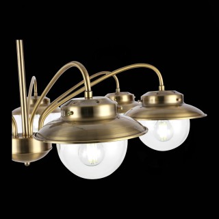 SLE110102-07 Люстра потолочная Античная бронза/Прозрачный E14 7*40W GARONNI-foto6