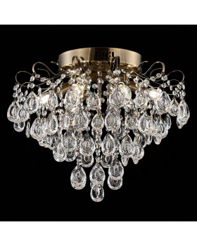 SLE160102-06 Светильник потолочный Бронза/Прозрачный E14 6*60W KAME-foto7