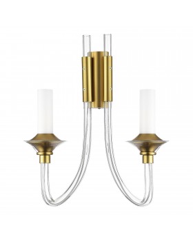 SL1241.201.02 Бра ST-Luce Золотистый/Белый E14 2*40W VETRANO-foto2