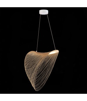 SL6900.503.24 Светильник подвесной ST-Luce Белый/Древесный LED 1*24W 4000K FOSSIL-foto4