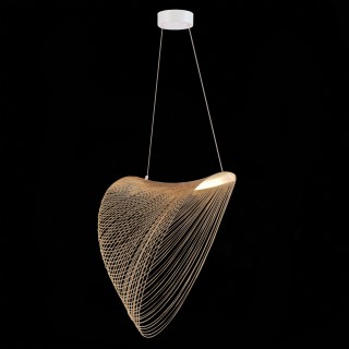 SL6900.503.24 Светильник подвесной ST-Luce Белый/Древесный LED 1*24W 4000K FOSSIL-foto4