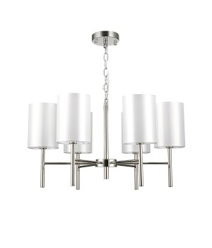 SLE107303-06 Светильник подвесной Никель/Белый E14 6*40W NOIA-foto2