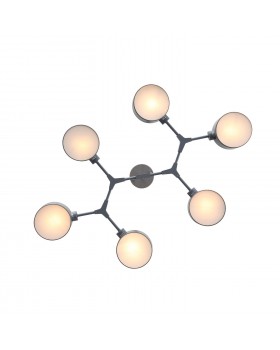 SLE183702-06 Люстра потолочная Серый/Серый E14 6*60W GIMENTO-foto3
