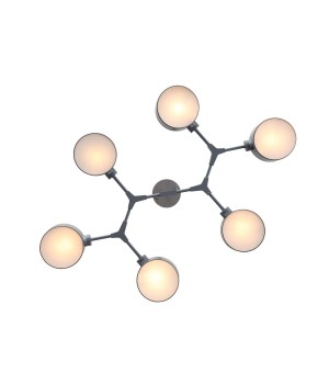 SLE183702-06 Люстра потолочная Серый/Серый E14 6*60W GIMENTO-foto3