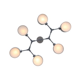 SLE183702-06 Люстра потолочная Серый/Серый E14 6*60W GIMENTO-foto3