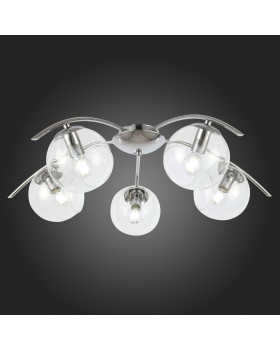 SLE102602-05 Люстра потолочная Хром/Прозрачный E14 5*40W RATELLA-foto7