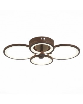 SLE200372-04 Светильник потолочный Кофейный/Белый LED 1*100W 3000-6000K LETO