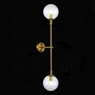 SL1506.201.02 Бра ST-Luce Золотистый/Прозрачный G9 2*5W 4000K CHIETI-foto3