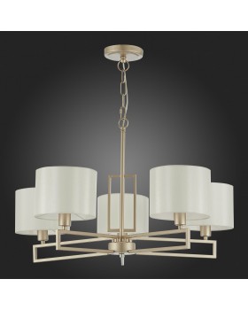 SLE105803-05 Люстра подвесная Матовое золото/Белый E14 5*40W DANAE-foto4