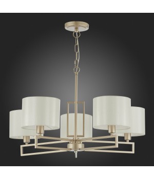 SLE105803-05 Люстра подвесная Матовое золото/Белый E14 5*40W DANAE-foto4