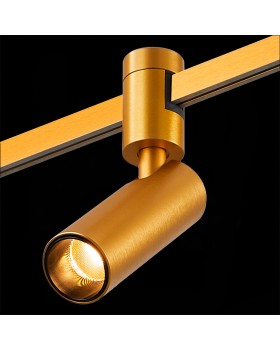 ST811.206.05 Магнитный трековый светильник FARM Золотистый LED 1*5W 3000K 350Lm Ra90 60 IP20 D35xH100 24V FARM-foto5